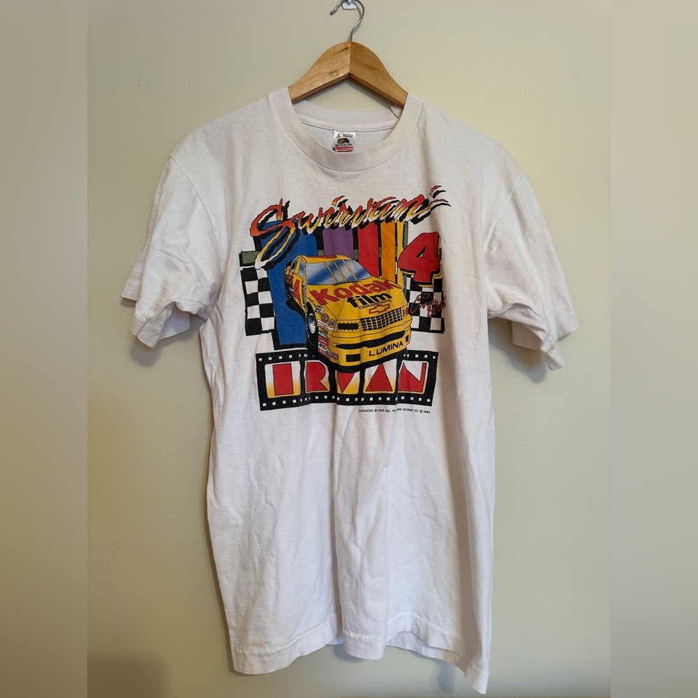 Kodak Irvan nascar vintage single stitch tee